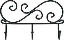 картинка Вешалка настенная ЗМИ Кружева 3 Черная ВН 275 ЗМИ Кружева 3 Черная ВН 275 от магазина Tovar-RF.ru