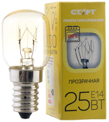 картинка Лампа СТАРТ 25Вт Е14 OVEN от магазина Tovar-RF.ru