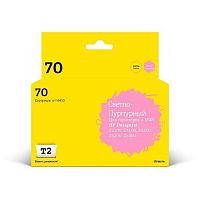 картинка t2 c9455a картридж (ic-h9455) №70 для hp designjet z2100/z3100/z3200/z5200/z5400, светло-пурпурный, с чипом, пигментный от магазина Tovar-RF.ru