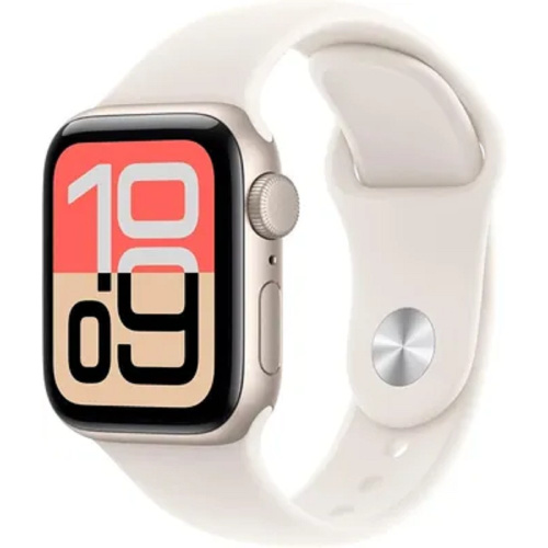 картинка apple watch se 3 40mm starlight aluminium case with starlight sport band - s/m (meh34lw/a) магазин Tovar-RF.ru являющийся официальным дистрибьютором в России картинка apple watch se 3 40mm starlight aluminium case with starlight sport band - s/m (meh34lw/a) от магазина Tovar-RF.ru