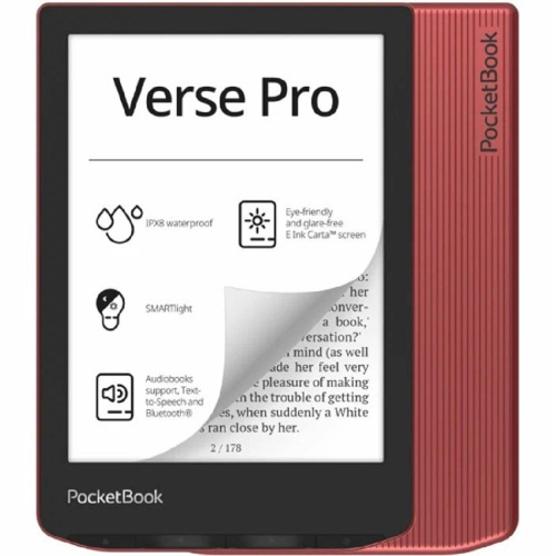 картинка электронная книга pocketbook 634 verse pro passion red от магазина Tovar-RF.ru