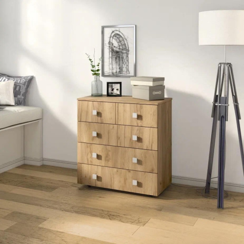 картинка Комод БИТЕЛ ЛОФТ-5 Дуб крафт золотой/Дуб крафт золотой БИТЕЛ ЛОФТ-5 Дуб крафт золотой/Дуб крафт золотой от магазина Tovar-RF.ru