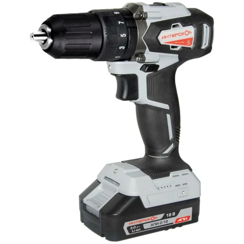 картинка ИНТЕРСКОЛ ДАУ-13/18ВК акк. удар. дрель-шуруп. Li-ion АПИ [573.2.2.70] { кейс, 2 аккум. 2Ач, ЗУ } от магазина Tovar-RF.ru