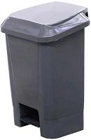 картинка Контейнер ТАРА.РУ МКТ 30 серый ПП мусорный полимерный 30л., в комплекте, с педалью, с пакетодерж. (37802) ТАРА.РУ МКТ 30 серый ПП мусорный полимерный 30л., в комплекте, с педалью, с пакетодерж. (37802) от магазина Tovar-RF.ru