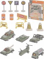 картинка игрушка no name военная техника (металл) в наборе 25х3,9х28,8см, в коробке 2015725 пп-00214226 от магазина Tovar-RF.ru