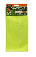 картинка салфетка для автомобиля li-sa из экстраплотной микрофибры 30х30см, цвета в ассортименте (1 шт) 44428 от магазина Tovar-RF.ru