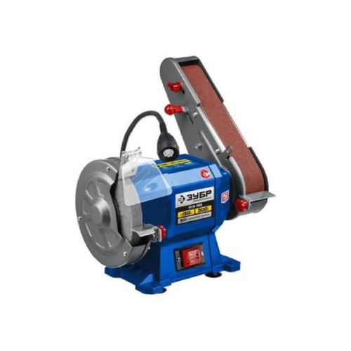 картинка ЗУБР Заточной станок с шлифовальной лентой, d150 мм,  300 Вт [ПТЛ-150] от магазина Tovar-RF.ru