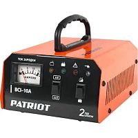 картинка Зарядное устройство PATRIOT BCI-10A [650303410] {Вход.напр. 1ф - 220В ±15%; потреб.мощ 0,4 кВА; напряжен.зарядки 6/12В; ток зарядки макс. 10А; емк.бат. 10-150А/час; вес 1,3 кг.} от магазина Tovar-RF.ru