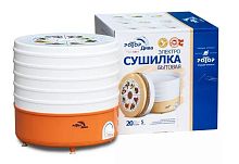 картинка сушилка для овощей и фруктов  ротор дива  сш-007-04 с пятью решетками (цветная упаковка) от магазина Tovar-RF.ru