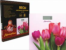 картинка весы матрёна ма-090 тюльпаны (007835) от магазина Tovar-RF.ru