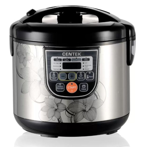 картинка мультиварка centek ct-1498 серебристый/черный от магазина Tovar-RF.ru