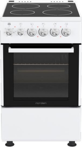 картинка плита электрическая norden ff5055xxvw белый магазин Tovar-RF.ru являющийся официальным дистрибьютором в России картинка плита электрическая norden ff5055xxvw белый от магазина Tovar-RF.ru