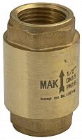 картинка Обратный клапан МАК 25312 Обратный клапан 1/2 полностью латунный от магазина Tovar-RF.ru