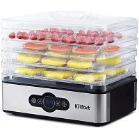 картинка сушка для фруктов и овощей kitfort кт-1914 5под. 240вт черный от магазина Tovar-RF.ru