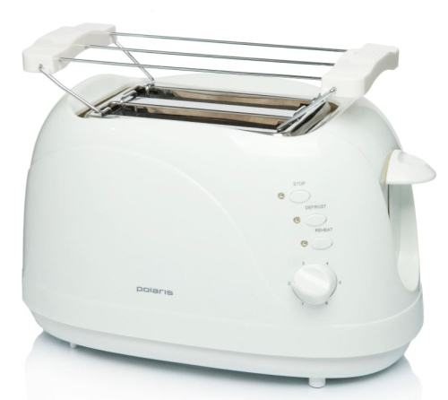 картинка тостер polaris pet-0702l бел от магазина Tovar-RF.ru