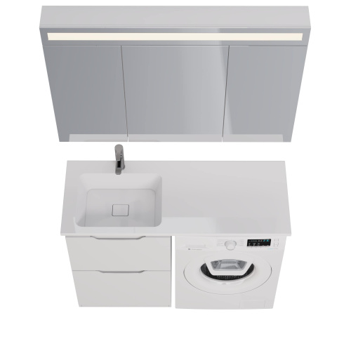 картинка Тумба Bona, 60 см, напольная, 2 ящика, белый глянец от магазина Tovar-RF.ru фото 33