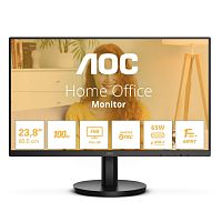 картинка lcd aoc 23.8" 24b3ca2 черный {ips 1920x1080 100hz 1ms 16:9 250cd 178/178 hdmi displayport 2x2w usb-c 2xusb3.2} от магазина Tovar-RF.ru