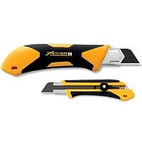 картинка Нож OLFA с выдвижным лезвием, двухкомпонентный корпус, трещоточный фиксатор, 25мм [OL-XH-1] от магазина Tovar-RF.ru