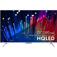 картинка 75" телевизор haier smart tv s3, qled, 4k ultra hd, серебристый, смарт тв, android [dh1ud1d01ru] от магазина Tovar-RF.ru