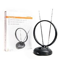 картинка антенна комнатная сигнал sai-213 dvb-t2/дмв+мв, активная от магазина Tovar-RF.ru