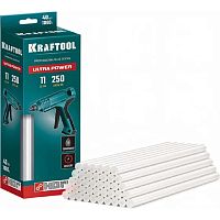 картинка KRAFTOOL  Ultra Power, 11 х 250 мм, 40 шт, ультрамощные, прозрачные, клеевые стержни [06848-40] от магазина Tovar-RF.ru