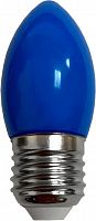 картинка Лампа светодиодная ECOLA C7TB20ELY candle LED color 2W/E27 матовая колба синий от магазина Tovar-RF.ru