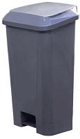 картинка Контейнер ТАРА.РУ МКТ 80 серый ПП мусорный полимерный 80л., в комплекте, с педалью, с пакетодерж. (37803) ТАРА.РУ МКТ 80 серый ПП мусорный полимерный 80л., в комплекте, с педалью, с пакетодерж. (37803) от магазина Tovar-RF.ru