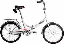 картинка велосипед forward kama 20 (20 1 ск. рост. 14 ) 2023, белый/серебристый, rb3k013e9xwhxsrот магазина Tovar-RF.ru