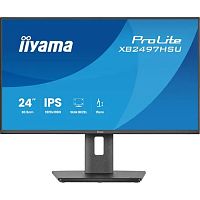картинка lcd iiyama 23.8" xb2497hsu-b1 черный {ips 1920x1080 100hz 1ms 250cd hdmi displayport usb m/m has pivot in} от магазина Tovar-RF.ru