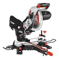 картинка ЗУБР "МАСТЕР" Пила торцовочная [ЗПТ-255-1800 ПЛ] { 255 мм, 1800 Вт, 4800 об/мин, с протяжкой, лазер, удлинители стола }  от магазина Tovar-RF.ru