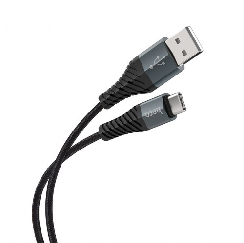 картинка дата-кабель type-c hoco (6931474710567) x38 usb (m) - type-c (m) 1.0m - черный от магазина Tovar-RF.ru