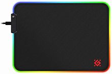 картинка коврик для мыши defender (50008) black (m) , каучук + ткань, 350х300х4мм от магазина Tovar-RF.ru