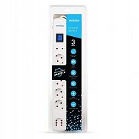 картинка Сетевой фильтр SMARTBUY (SBSP-30W-Pro) - 6 роз х 3,0 м- белый от магазина Tovar-RF.ru