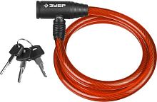 картинка замок зубр 950 мм, d 10 мм, 3 ключа, тросовый замок (37263-95)от магазина Tovar-RF.ru
