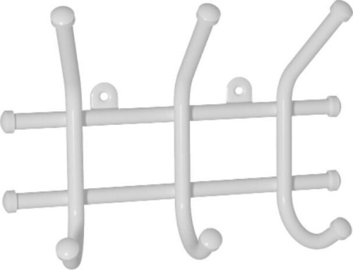 картинка Вешалка настенная ЗМИ Норма 3 Белая ВН 64 ЗМИ Норма 3 Белая ВН 64 от магазина Tovar-RF.ru