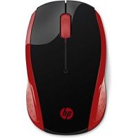 картинка hp 200 [2hu82aa] wireless mouse usb red от магазина Tovar-RF.ru