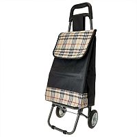 картинка DELTA DT-120 Тележка багажная 50кг черный/беж от магазина Tovar-RF.ru