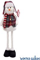 картинка Фигурка Снеговик WINTER GLADE Фигурка Снеговик 90 см на телескопических ногах F4190 от магазина Tovar-RF.ru