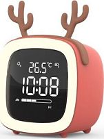 картинка РАДИОЧАСЫБУДИЛЬНИК SOUNDMAX SM-7014(коралловый) SOUNDMAX SM-7014 коралловый от магазина Tovar-RF.ru