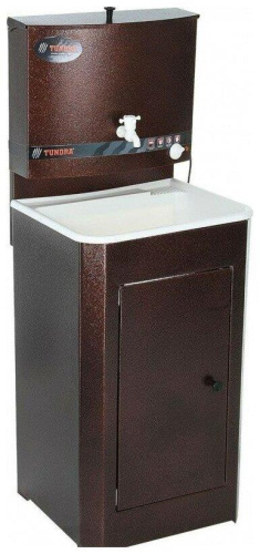 картинка Умывальник ЧИСТЮЛЯ (бак полимерное покр. без ЭВН+мойка пластм.) медь от магазина Tovar-RF.ru