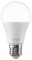 картинка Лампа декоративная светодиодная UNIEL (09645) LED-A60-9W/SP/E27/CL ALM01WH от магазина Tovar-RF.ru