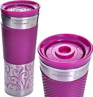 картинка термокружка mayer&boch 30540 серебристый/фуксия mayer&boch 30540 серебристый/фуксияот магазина Tovar-RF.ru