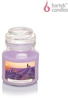 картинка Свеча BARTEK Лавандовые поля и мыло (LAVENDER FIELDS & SOAP) 130гр в баночке от магазина Tovar-RF.ru