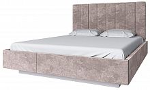 картинка Кровать АНРЭКС OLIVIA Кровать 160М с подъемником, цвет вудлайн крем/дуб анкона от магазина Tovar-RF.ru