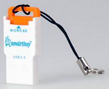 картинка устройство чтения карт памяти smartbuy (sbr-707-o) microsd оранжевый от магазина Tovar-RF.ru