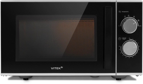 картинка микроволновая печь vitek vt-mw0823 23л. 900вт серебристый/черный vitek vt-mw0823 23л от магазина Tovar-RF.ru