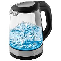 картинка scarlett sc-ek27g19 чайник, 2.2л, 2200вт, стекло/черный/серебро от магазина Tovar-RF.ru