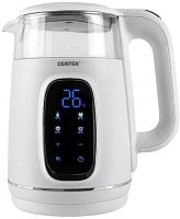 картинка чайник электрический centek ct-0052 white (1,7л. стекло/пластик) centek ct-0052 white (1,7л. стекло/пластик) от магазина Tovar-RF.ru