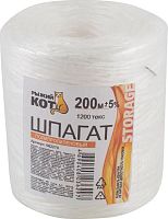 картинка Шпагат РЫЖИЙ КОТ Шпагат полипропиленовый (бобина) в т/у 1200тэкс, длина 200м (082278) от магазина Tovar-RF.ru