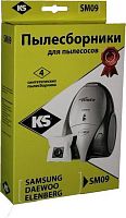 картинка пылесборники ks sm-09 синтетика комл. 4шт. ks sm-09 синтетика комл. 4шт. от магазина Tovar-RF.ru